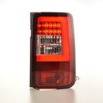 VW Caddy 2K (03-15 évjárat) vörös/átlátszó LED-es hátsó lámpa fénysor fotó