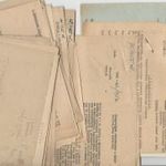 POSTA vegyes iratok felegyzések 1950 -s évekból LOT fotó
