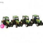 Műanyag traktor - 13 cm, többféle fotó
