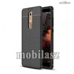NOKIA 5.1, OTT! LEATHER mobiltok, Fekete fotó