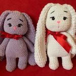 Amigurumi tapsifüles horgolt nyuszi fotó