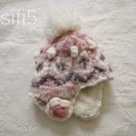 ♥ next kötött horgolt puha szőrmével bélelt sapka 6-12 hó (50 cm) ÚJSZerű, Bolyhos! (0005) fotó