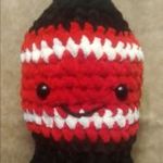 Egyedi, általam kézzel horgolt aranyos plüss /Amigurumi/ 27cm*13cm fotó
