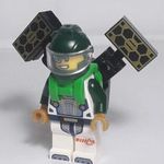 Lego City Space 60433 Astronaut (Male, Dark Green Suit) minifigura 2024 fotó