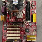 MSI KT3 Ultra alaplap + AMD Athlon XP 1700+ processzor + 512MB Ram fotó
