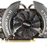 MSI NVIDIA GEFORCE GTX550Ti CYCLONE 1024MB 1GB HDMI-s fotó
