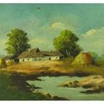 1H374 XX. századi európai festő : Tanya fotó