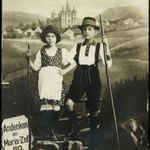 Zarándok gyerekek ünneplő ruhában, Mariazell, Ausztria, kegyhely, egyház, vallás, monarchia, hely... fotó