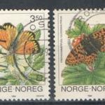 1994. Norvégia - Lepkék, sor fotó