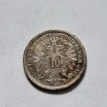 10 kr.-1872- osztrák típus-ritka évszám ! EXTRA ! ! NMÁ-1 ft ! fotó