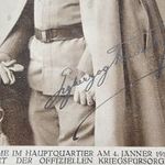 1915 Habsburg Frigyes főherceg Osztrák Magyar Monarchia haderői főparancsnok sajátkezűleg aláírt fotó