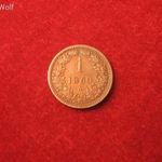 1860 " A", 1 Kreuzer ( Krajcár) aUnc..Ferenc József. Magyar - Osztrák birodalom. Kiváló. fotó