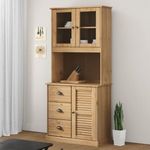 VIGO tömör fenyőfa komód felső 78x30x100 cm fotó