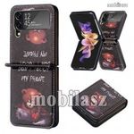 SAMSUNG Galaxy Z Flip4 (SM-F721), Mobiltok, PU hátlap, Mintás fotó
