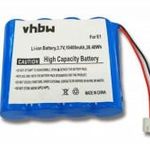 VHBW DAB rádió csere akkumulátor a Pure E1-hez - 10400 mAh 3, 7 V Li-Ion fotó