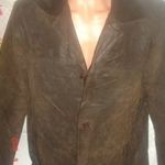 Minőségi ANGELO LITRICO C&A L-XL-s béléses bőr kabát, bőrdzseki. fotó