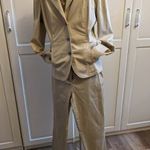 TOMMY HILFIGER női 36-os női S-es bézs színű nyári nadrágkosztüm, nadrág +blézer , tökéletes állapot fotó
