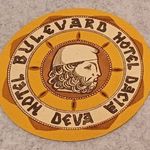 Hotel Bulevard Hotel Dacia Déva Román bőröndcímke fotó