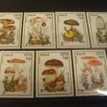 Laosz használatlan** sor 1985 Gombák MI 828-34 kat.ár 10 euro fotó