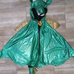 DINÓ, SÁRKÁNY fényes, fejrészes fiú jelmez 3-6 év 98-116 cm 2 db van belőle, esetleg ikreknek fotó