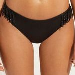 Calzedonia SN01780 Taipei fekete kristályos hagyományos fazonú bikini alsó XL fotó
