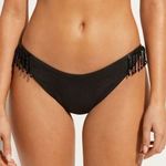 Calzedonia SBR1780E Taipei fekete kristályos brazil fazonú magas combfelvágás bikini alsó M fotó
