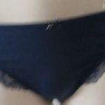 SÖTÉTKÉK CSIPKÉS NŐI ALSÓ 40/42 fotó
