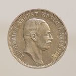 1910 E Németország - Sachsen ezüst 3 Márka ( 16, 67 g ) XF -250252 fotó