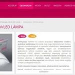 Bontatlan originál műkörmös ledlámpa Crystal Nails LEDexpress+ UV/LED Lámpa fotó