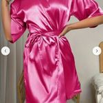 Szép sötét PINK hálóköntös L /40-42 (Mb.110+ cm) ÚJ!!! fotó