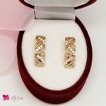 Xuping aranyozott hipoallergén fülbevaló, új, 17 mm (1143) fotó