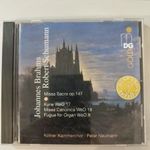 SCHUMANN / BRAHMS - MASSES - KOLNER KAMMERCHOR (ARANY SZÍNŰ LEMEZ) (1995) CD fotó