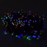 300 ledes napelemes karácsonyi égősor kültérre - multicolor / 27 méter fotó
