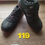 (119.) Urgent munkavédelmi fekete 40-es cipő, használt 214 S1 SRA fotó