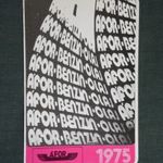 Kártyanaptár, ÁFOR benzinkút, motor olaj, 1975 (1) fotó