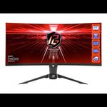 ASROCK 34" PG34WQ15R2B Ívelt Monitor (PG34WQ15R2B) fotó
