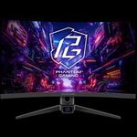 ASROCK 27" PG27FRS1A 16: 9 FHD VA Ívelt Gaming Monitor - Fekete (PG27FRS1A) fotó
