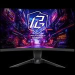 ASROCK 27" PG27QRT2A 16: 9 QHD VA Ívelt Gaming Monitor - Fekete (PG27QRT2A) fotó