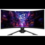 Asrock 34" 90LXA0J0-A0E1A0V Phantom 21: 9 QHD VA Ívelt Gaming Monitor - Fekete (90LXA0J0-A0E1A0V) fotó