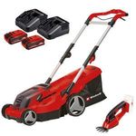 Einhell GE-CM 36/37 Li Set 2x3, 0Ah PXC akkumulátoros fűnyíró kertigép szett fotó