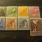 Nyugat-Berlin 1949 8 féle használatlan MI21-34 között 6**-2*, **kat.ár 732, 50 euro /leírás/ fotó