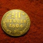 Berg hercegség ezüst /billon/ 3 stuber 1804 fotó