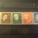 Német használatlan** sor 1951 MI 143-46 kat.ár 140 euro fotó