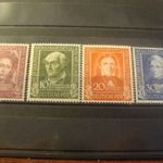 Német használatlan** sor 1949 MI 117-120 kat.ár 120 euro fotó