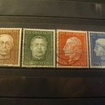 Német pecsételt sor 1954 MI 200-203 kat.ár 55 euro fotó