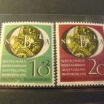 Német használatlan** sor 1951 MI 141-42 kat.ár 90 euro fotó