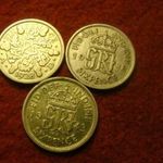 Anglia ezüst 6 pence 1928, 1938, 1943 a 3 db egyben fotó