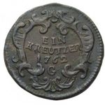 Magyarország, Lotharingiai Ferenc 1 krajcár 1762 G VF+ fotó