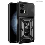 Motorola Moto G35, OTT! Camshield Armor telefontok, Műanyag, Szilikon betétes, Kameravédelem, Beé... fotó