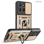Motorola Moto G15, G15 Power, OTT! Camshield Armor telefontok, Műanyag, Szilikon betétes, Ütésáll... fotó